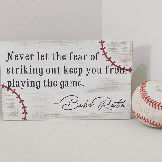 baseball sign