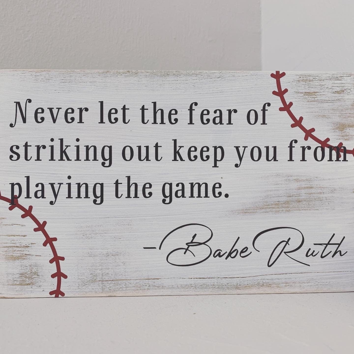 baseball sign