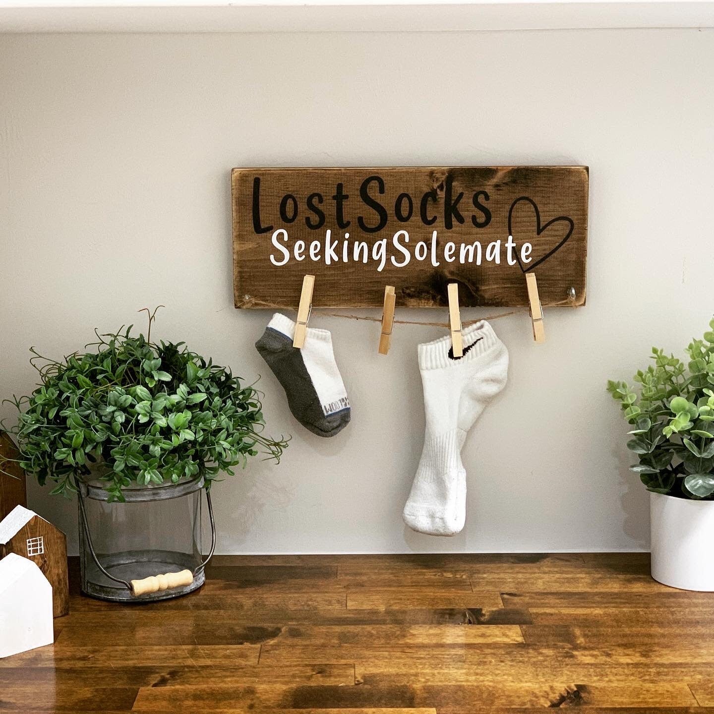 Lost Socks Seeking Solemate, Laundry room decor