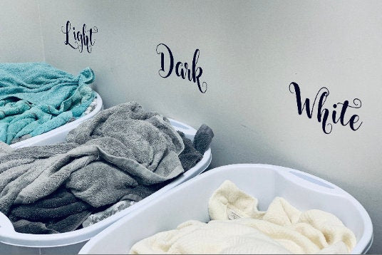 Laundry decals