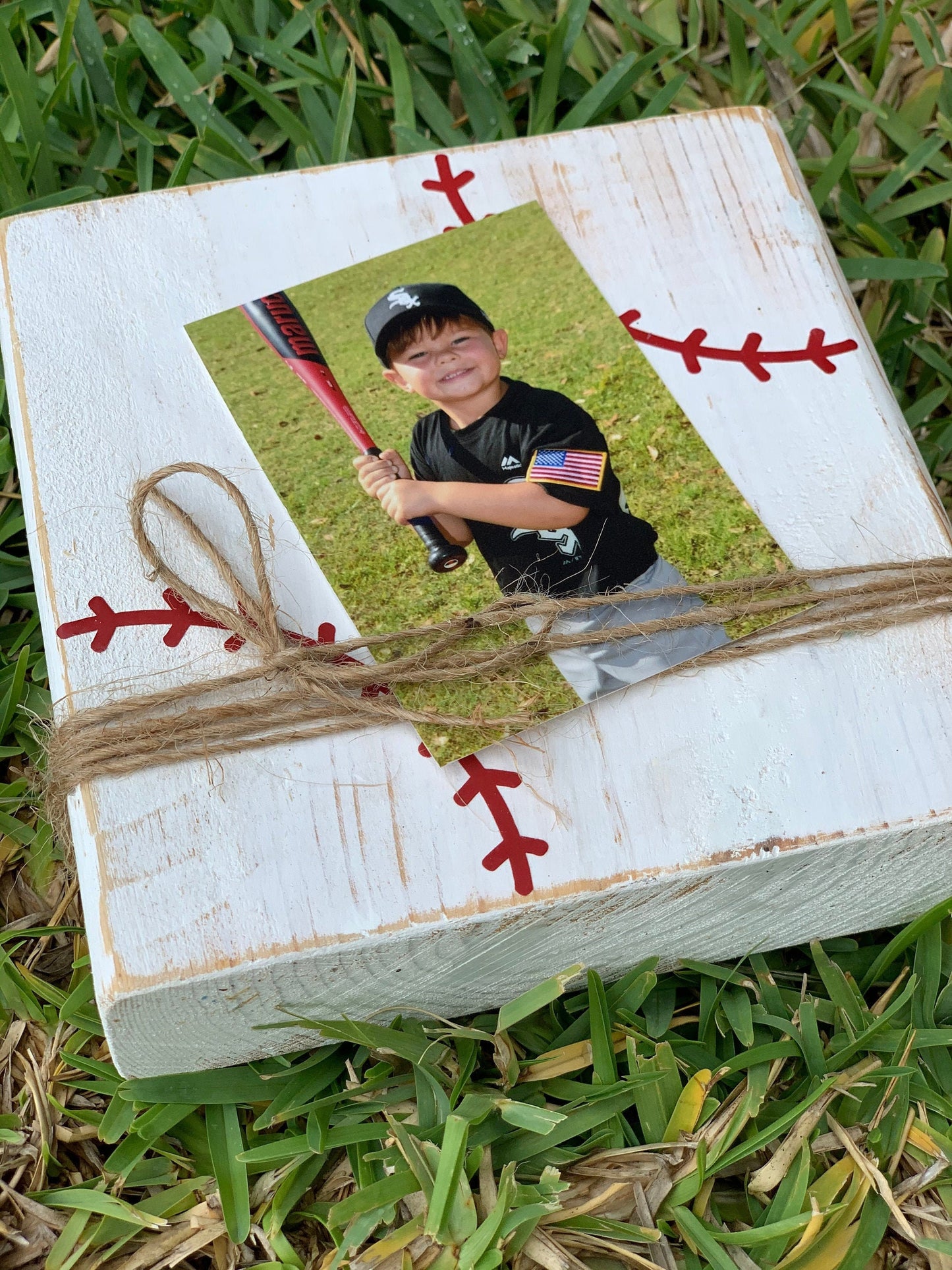 Baseball photo holder