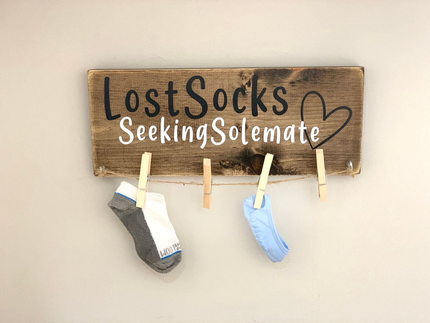 Lost Socks Seeking Solemate, Laundry room decor