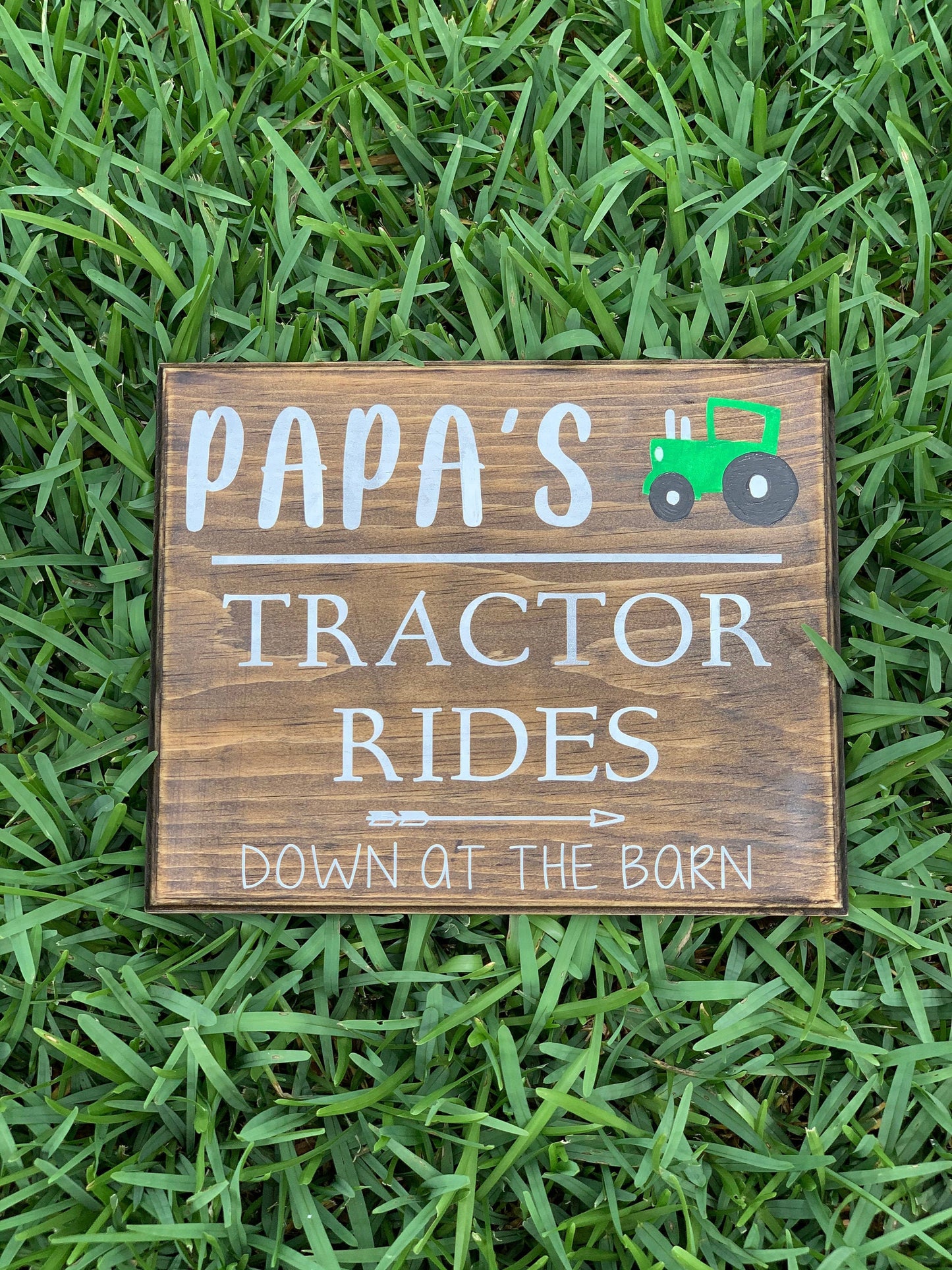 Tractor Rides sign