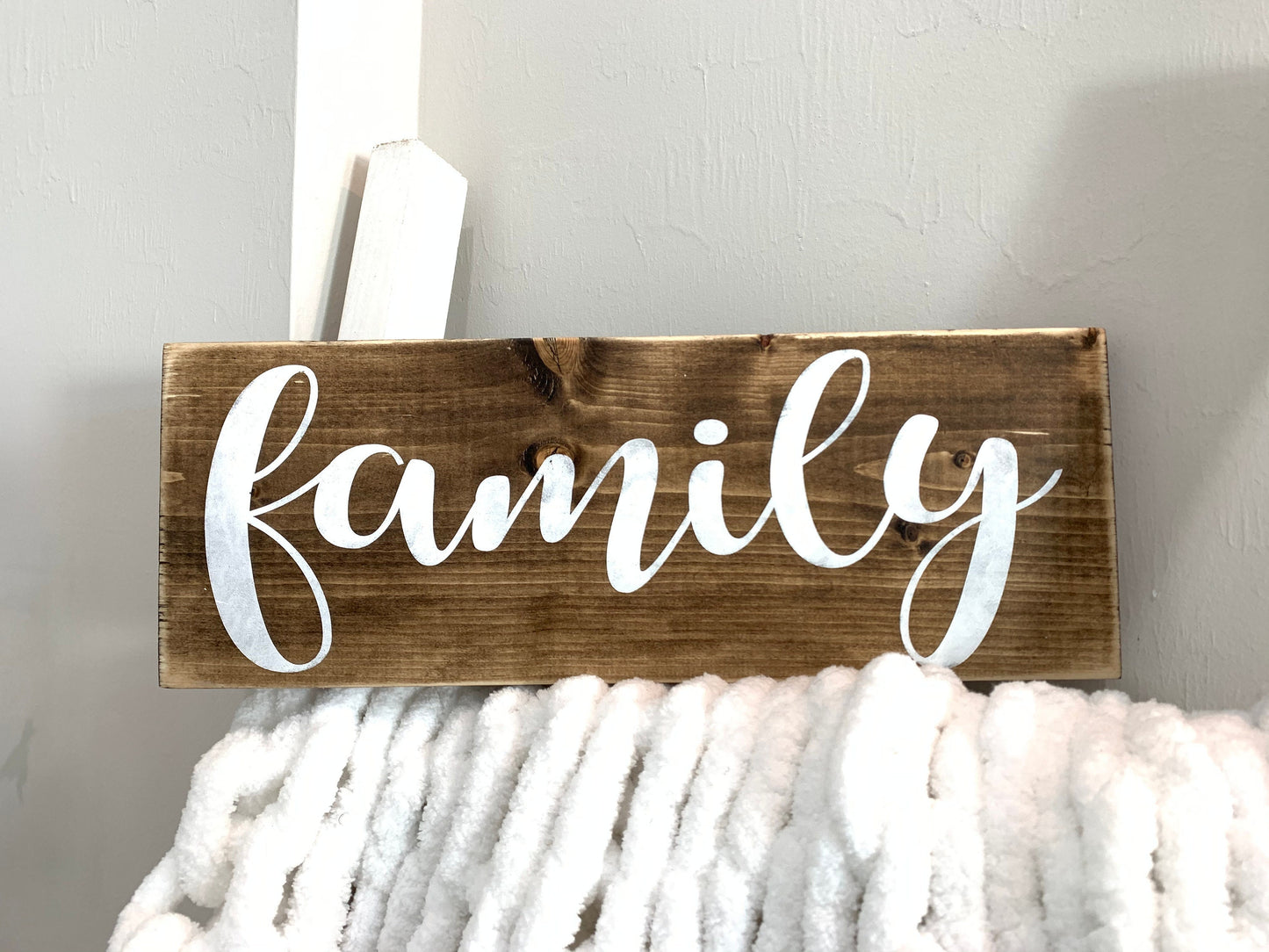 farmhouse wood family sign