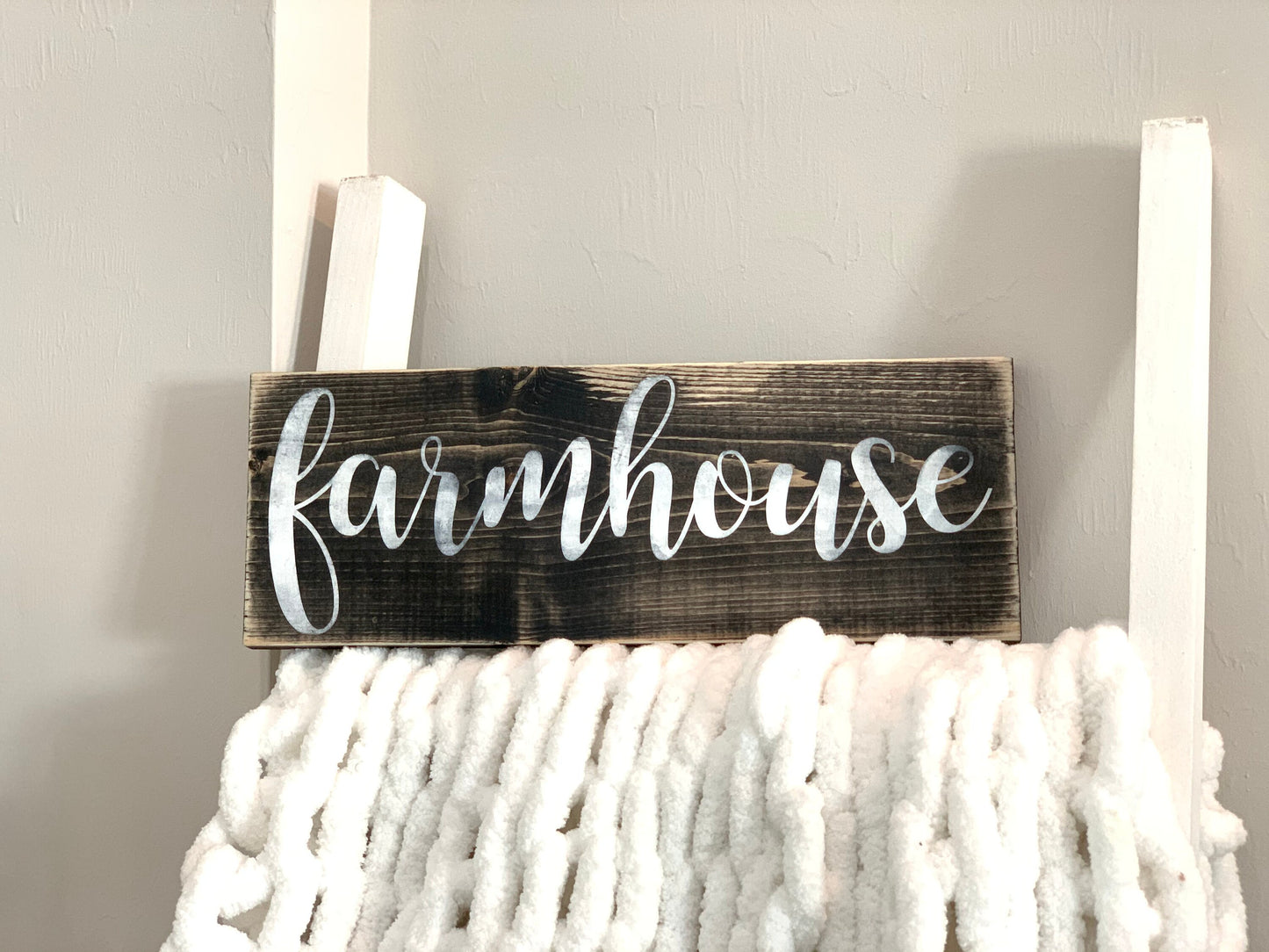 Farmhouse wood sign