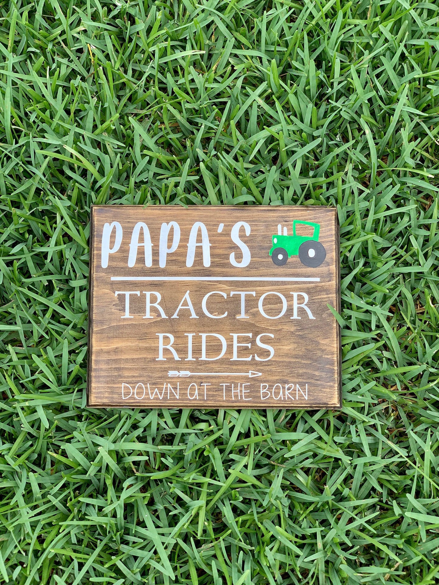 Tractor Rides sign