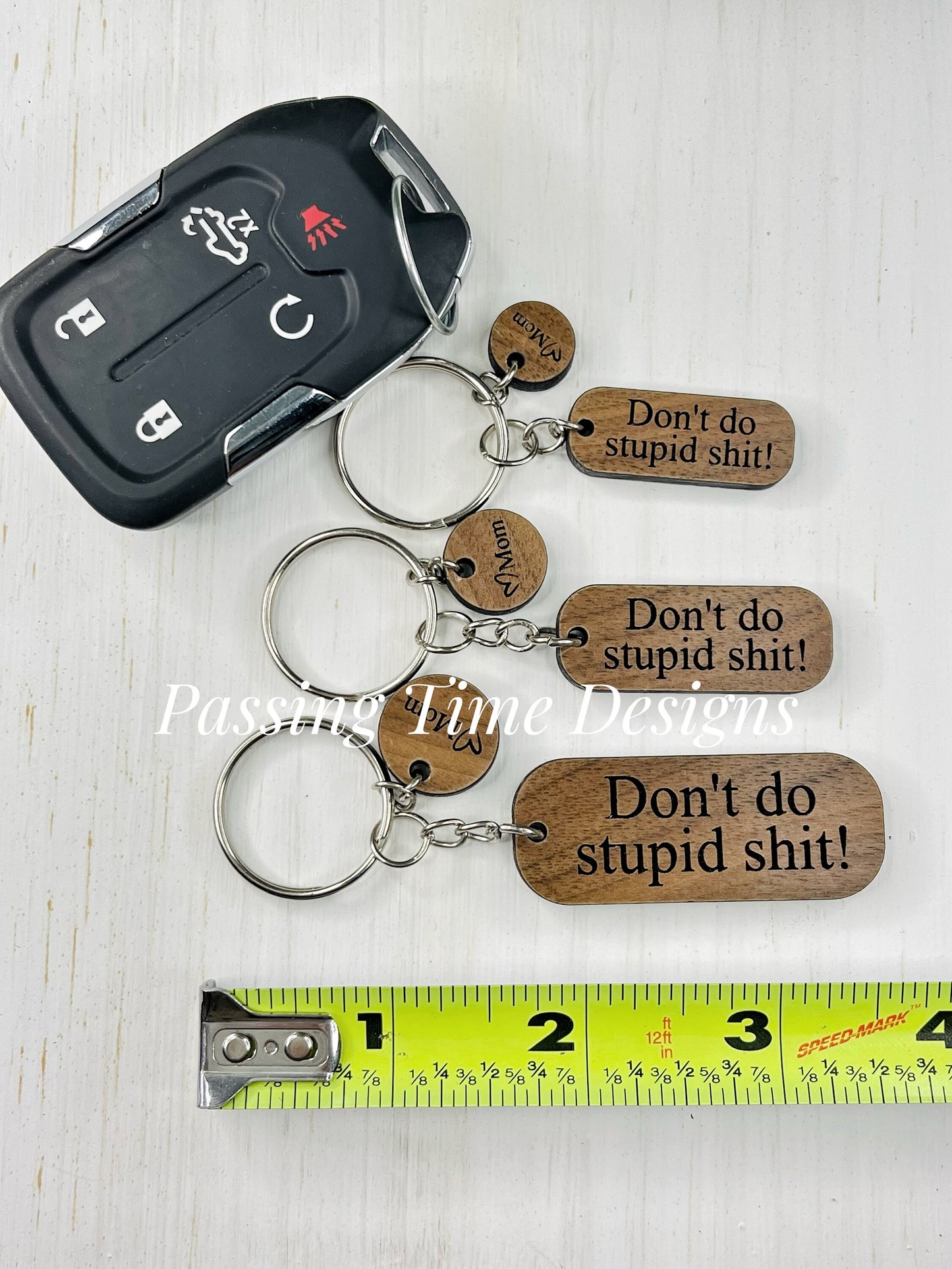 Don't Do Stupid Shit keychain