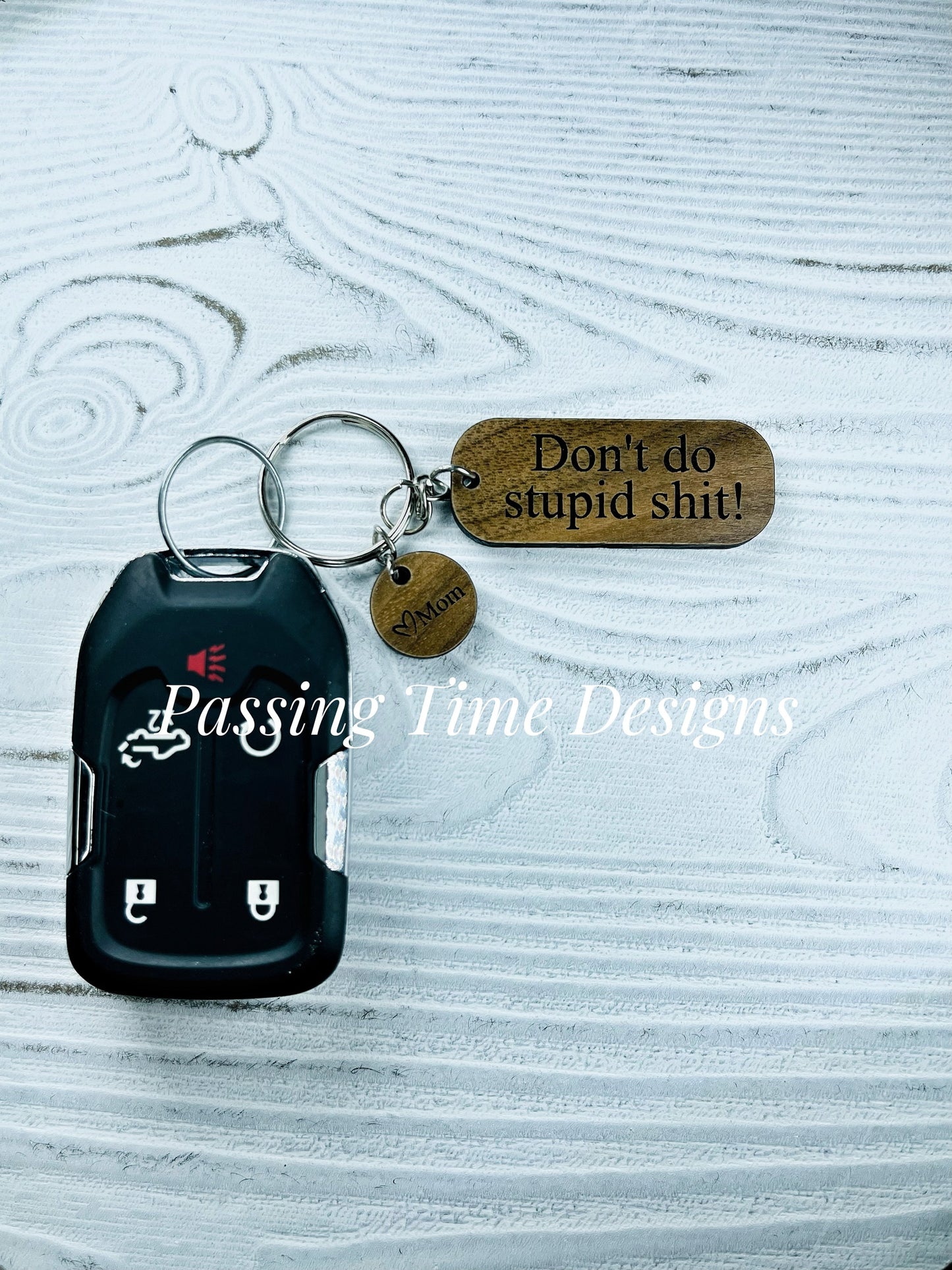 Don't Do Stupid Shit keychain