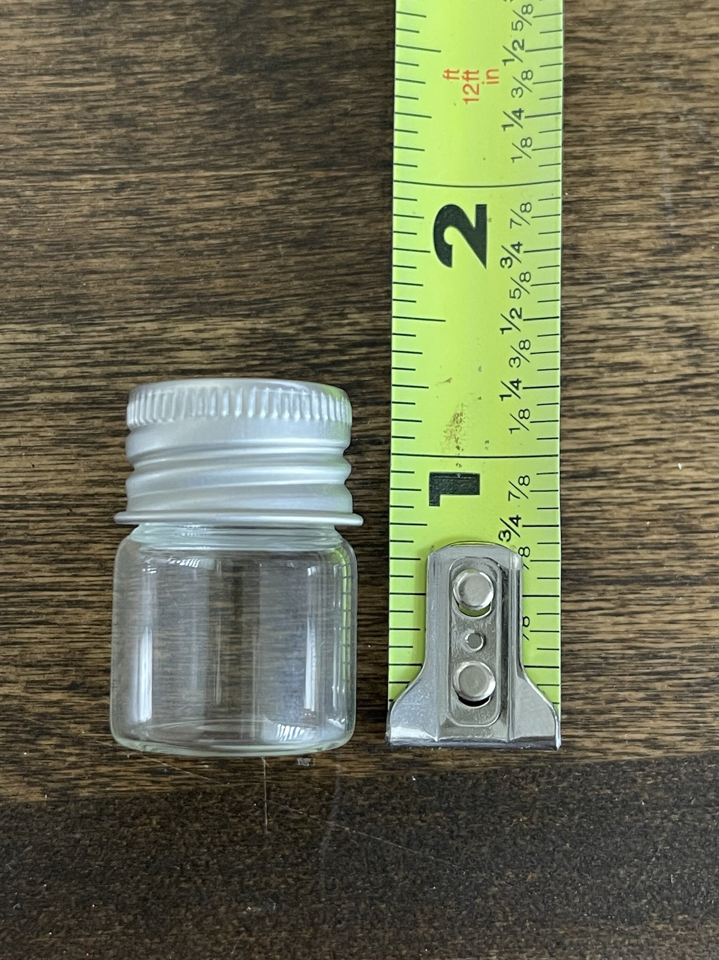 Miniature glass jar / Tooth Fairy jar