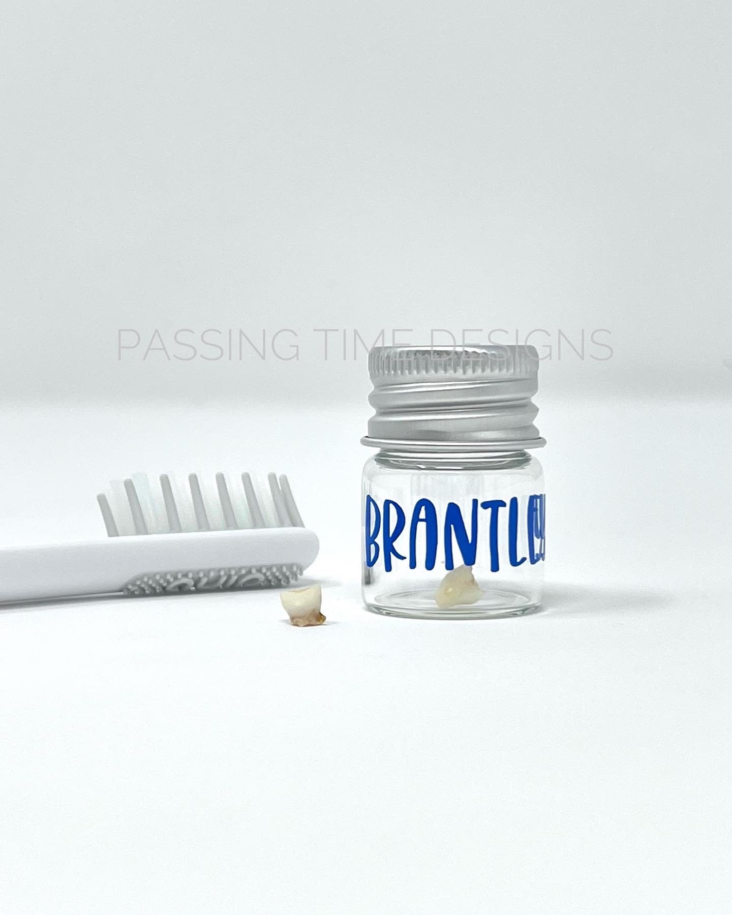 Miniature glass jar / Tooth Fairy jar