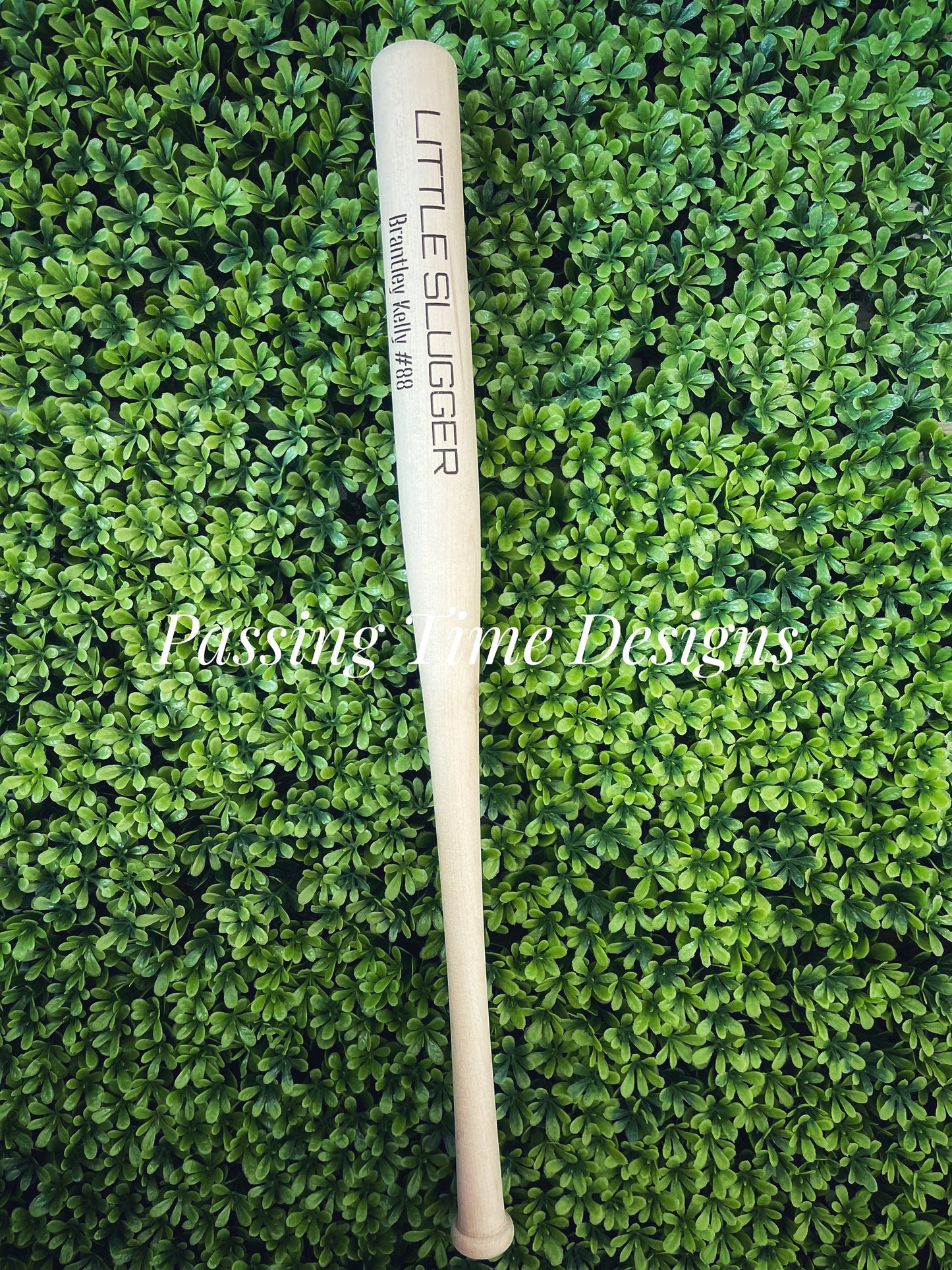 Personalized miniature wooden baseball bat (for decoration)